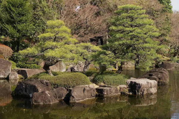 Stone steps bridge